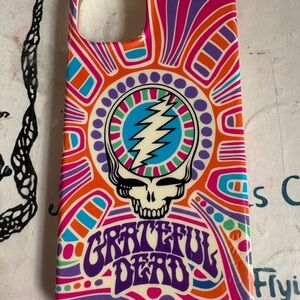 Grateful Dead Psychedelic Skull Phone Case - Multicolor iPhone 15